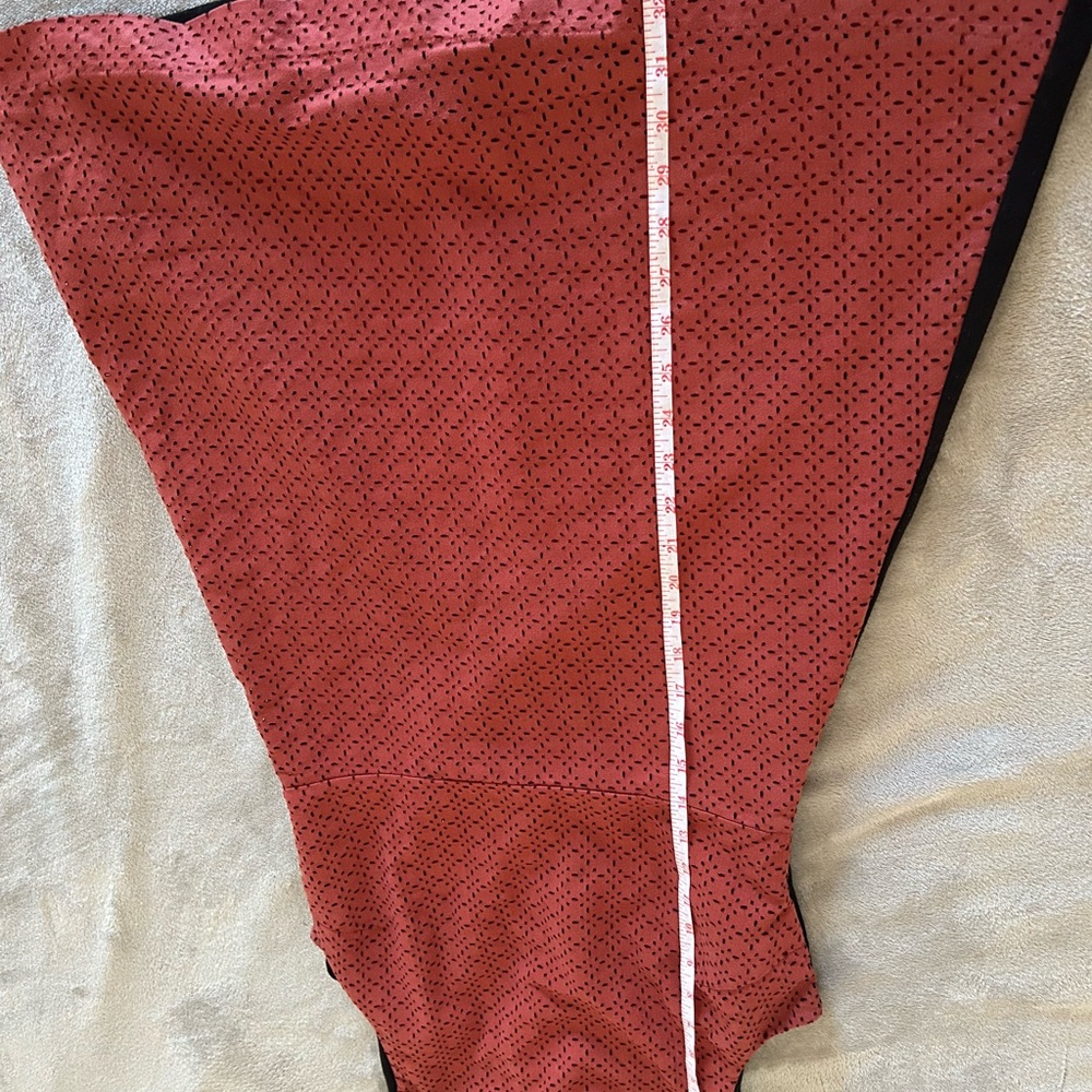 Metaphor Red and Black Mini Dress